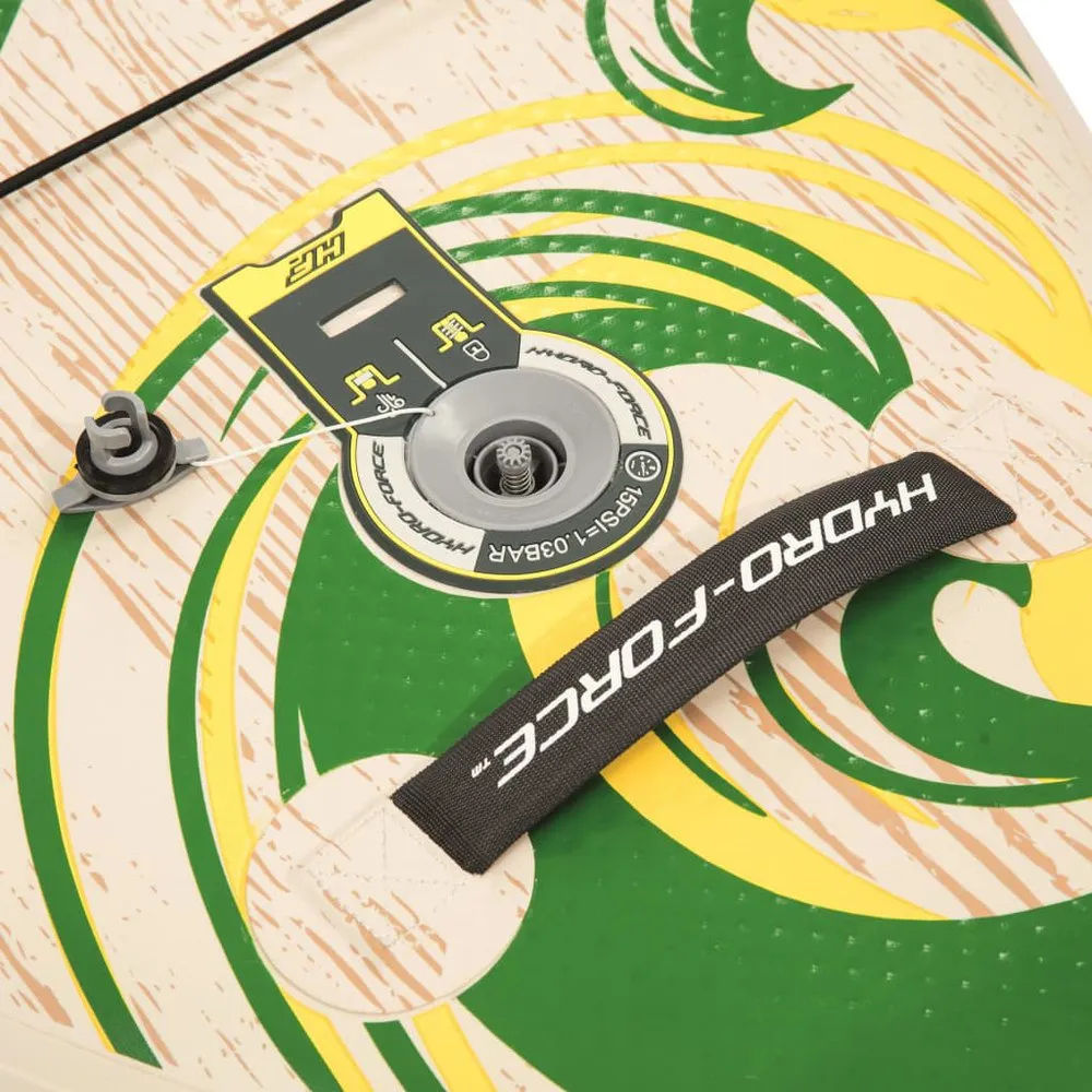 Купить Bestway 91660 Надувной комплект для падлбординга Hydro-Force Kahawai 10´2´´ Green / Cream / Yellow 130x60x30 310 cm 7ft.ru в интернет магазине Семь Футов