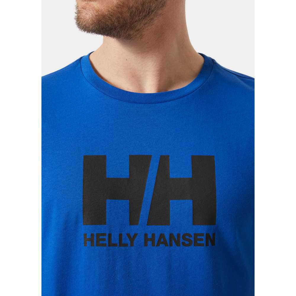 Купить Helly hansen 33979_543-L Футболка с коротким рукавом Logo Голубой Cobalt 2.0 L 7ft.ru в интернет магазине Семь Футов