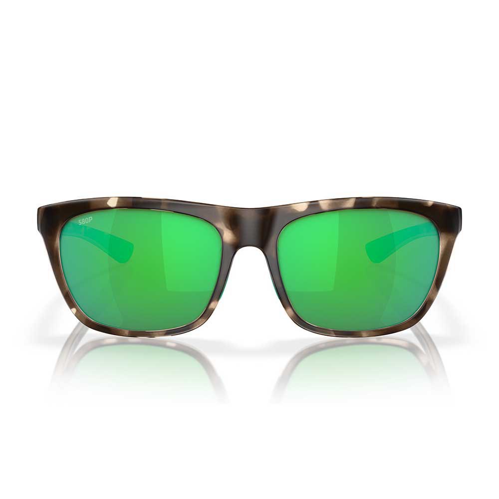 Купить Costa 06S9005-90050857 Зеркальные поляризованные солнцезащитные очки Cheeca Matte Shadow Tortoise Green Mirror 580P/CAT2 7ft.ru в интернет магазине Семь Футов