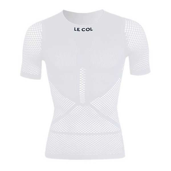 Купить Le col SHRT08-E-W Базовый слой с коротким рукавом Pro Mesh Белая White XS 7ft.ru в интернет магазине Семь Футов