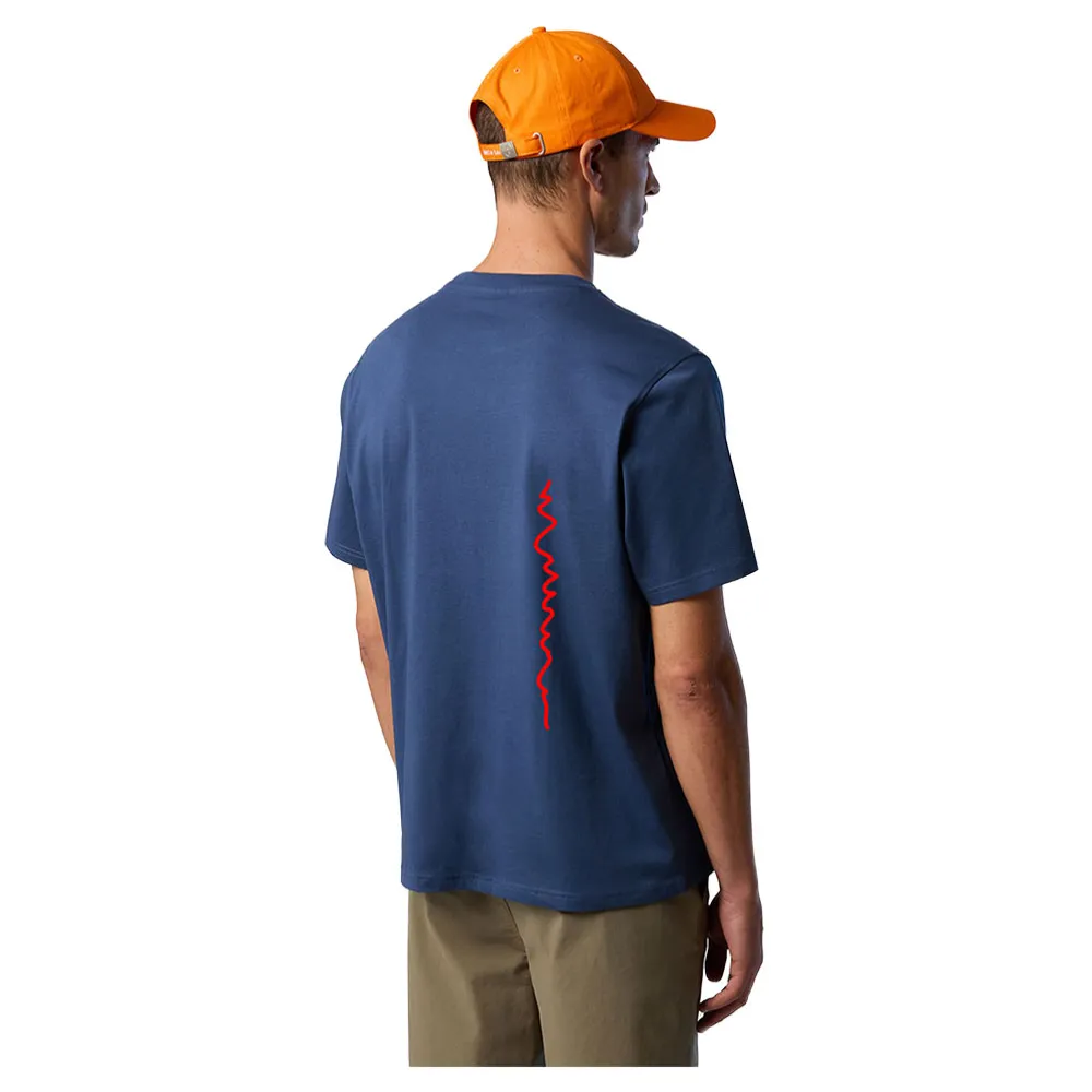Купить North sails 693028-0787-M Футболка с коротким рукавом Graphic 693028 Голубой Dark Denim M 7ft.ru в интернет магазине Семь Футов