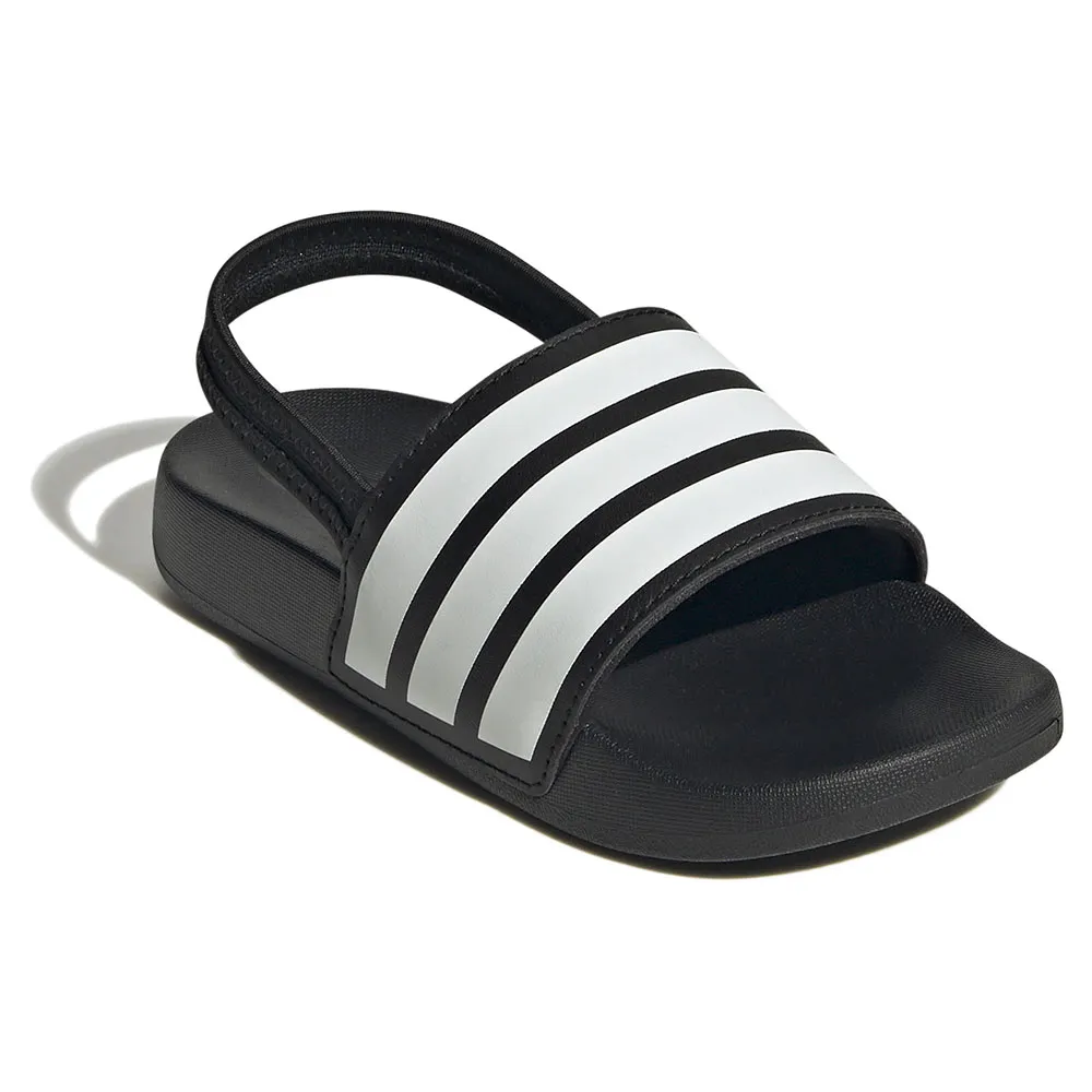 Купить adidas jr5328/32 Детские шлёпанцы для бассейна Adilette Estrap Core Black / Cloud White / Core Black 32x20x10 EU 32 7ft.ru в интернет магазине Семь Футов