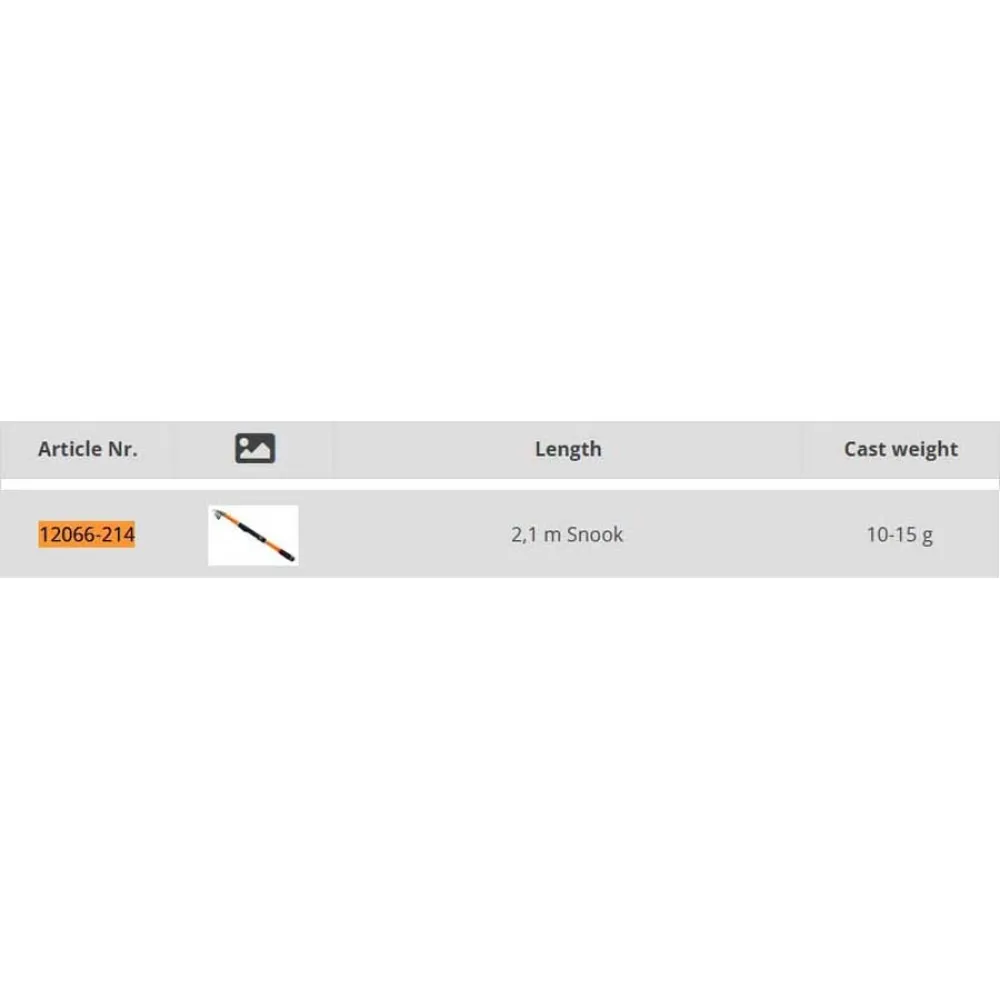 Купить Arno 12066-214 спиннинговое удилище Snook Tele Оранжевый Orange 2.10 m 7ft.ru в интернет магазине Семь Футов