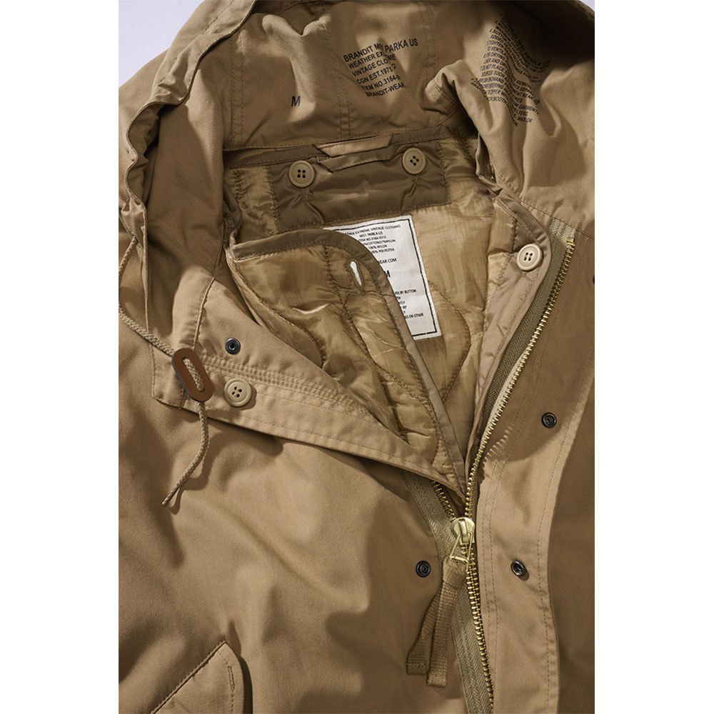 Купить Brandit 3164-70-XL Пальто M51 US Бежевый  Camel XL 7ft.ru в интернет магазине Семь Футов