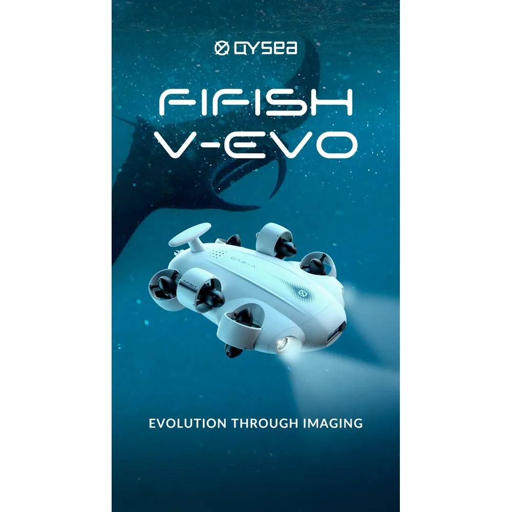 Купить Qysea 768571481894 Дрон Fifish V-EVO Белая  White 7ft.ru в интернет магазине Семь Футов