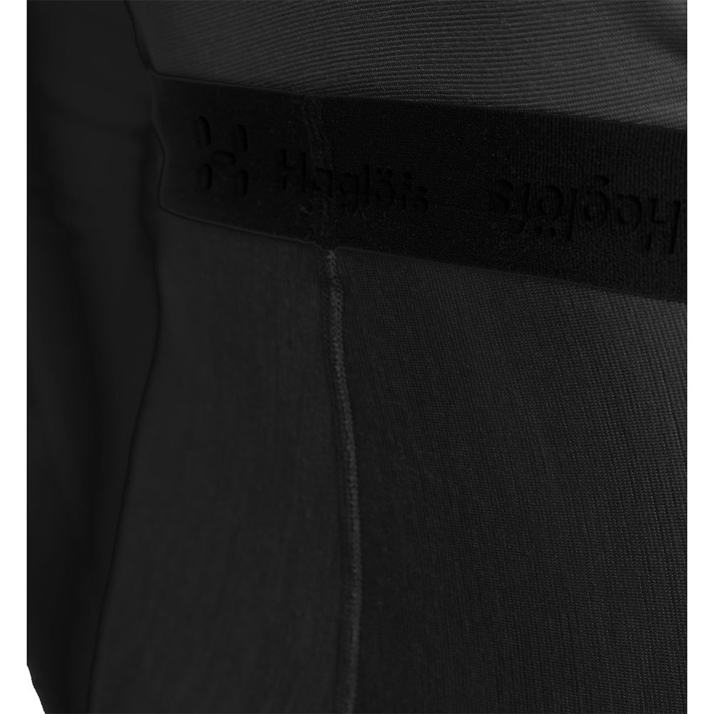 Купить Haglöfs 605093-2C5-S 3/4-дюймовые базовые штаны Natural Blend Tech Черный True Black S 7ft.ru в интернет магазине Семь Футов