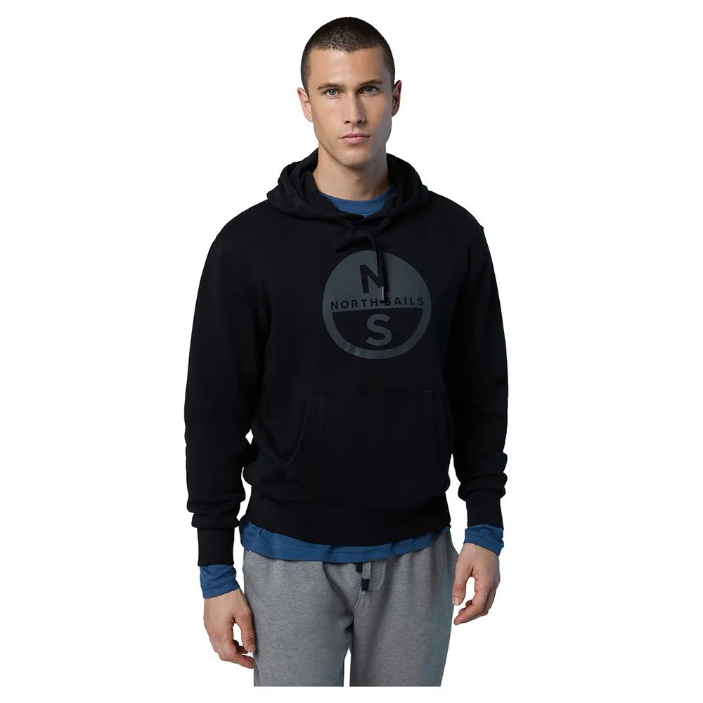 Купить North sails 691258-0999-XXL Толстовка с капюшоном Graphic Черный Black 2XL 7ft.ru в интернет магазине Семь Футов