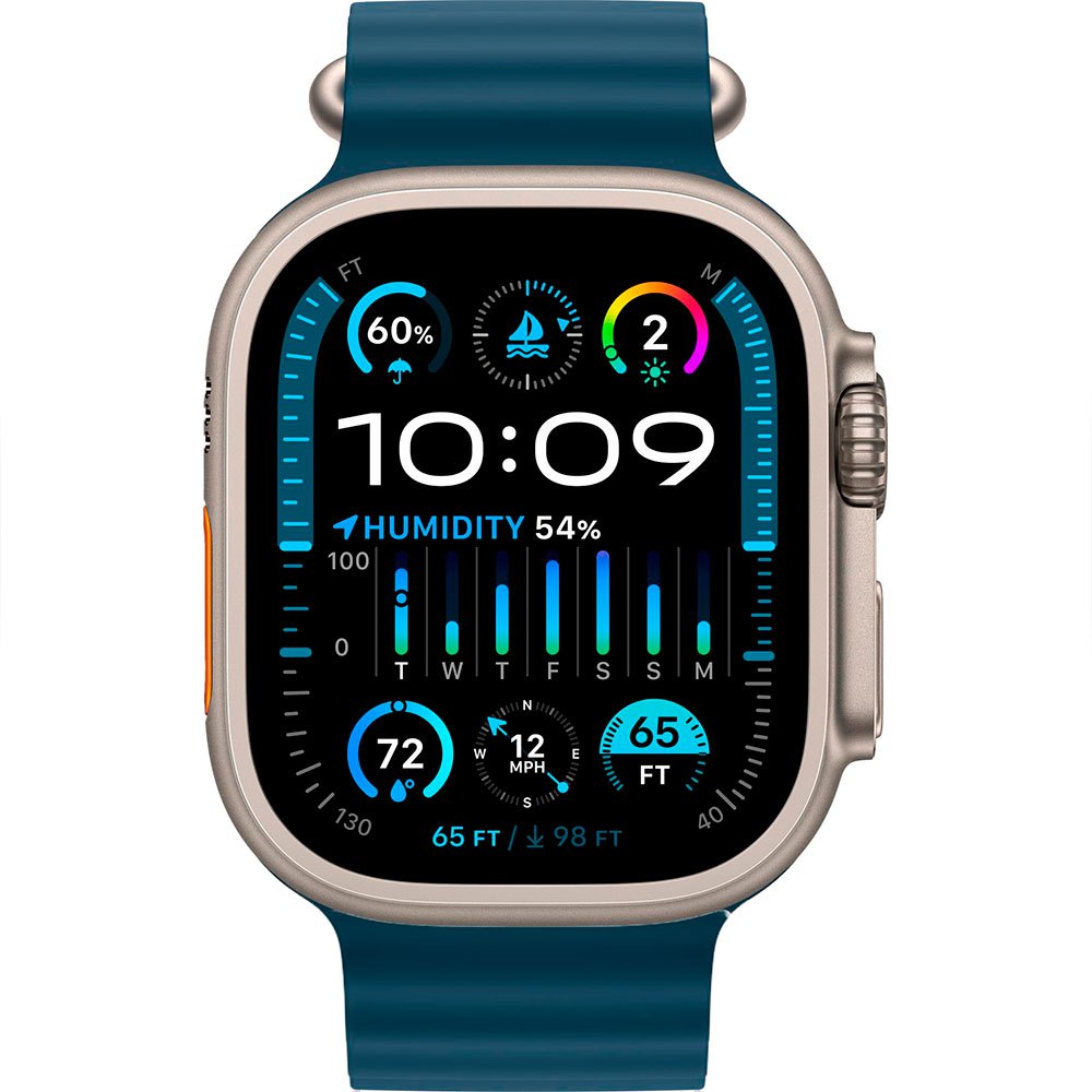 Купить Apple MREG3TY/A Watch Ultra 2 GPS+Cellular Ocean 49 Mm Голубой Blue 7ft.ru в интернет магазине Семь Футов