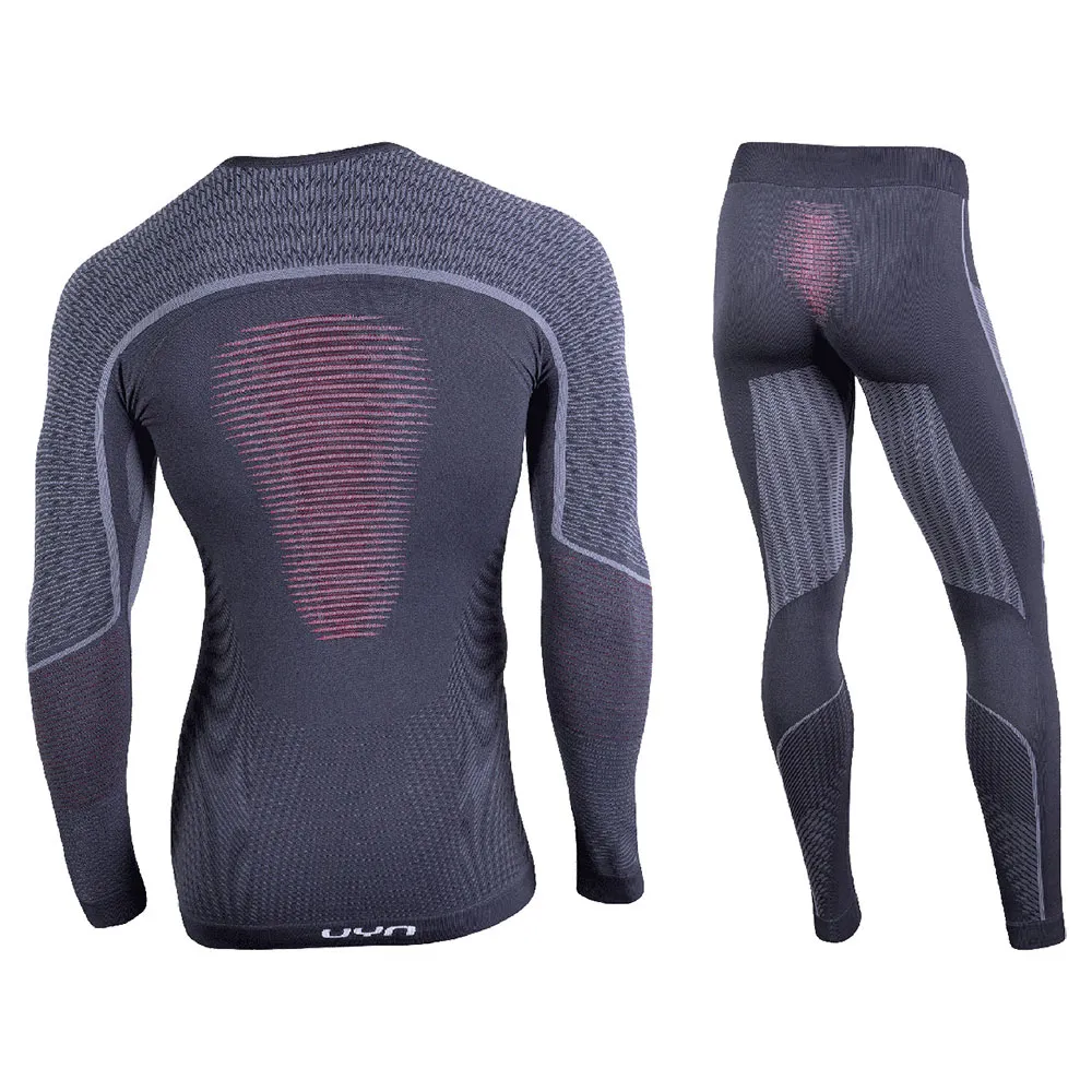 Купить UYN U100358-G982-L/XL Набор базовых слоев Visyon Серый Charcoal L-XL 7ft.ru в интернет магазине Семь Футов