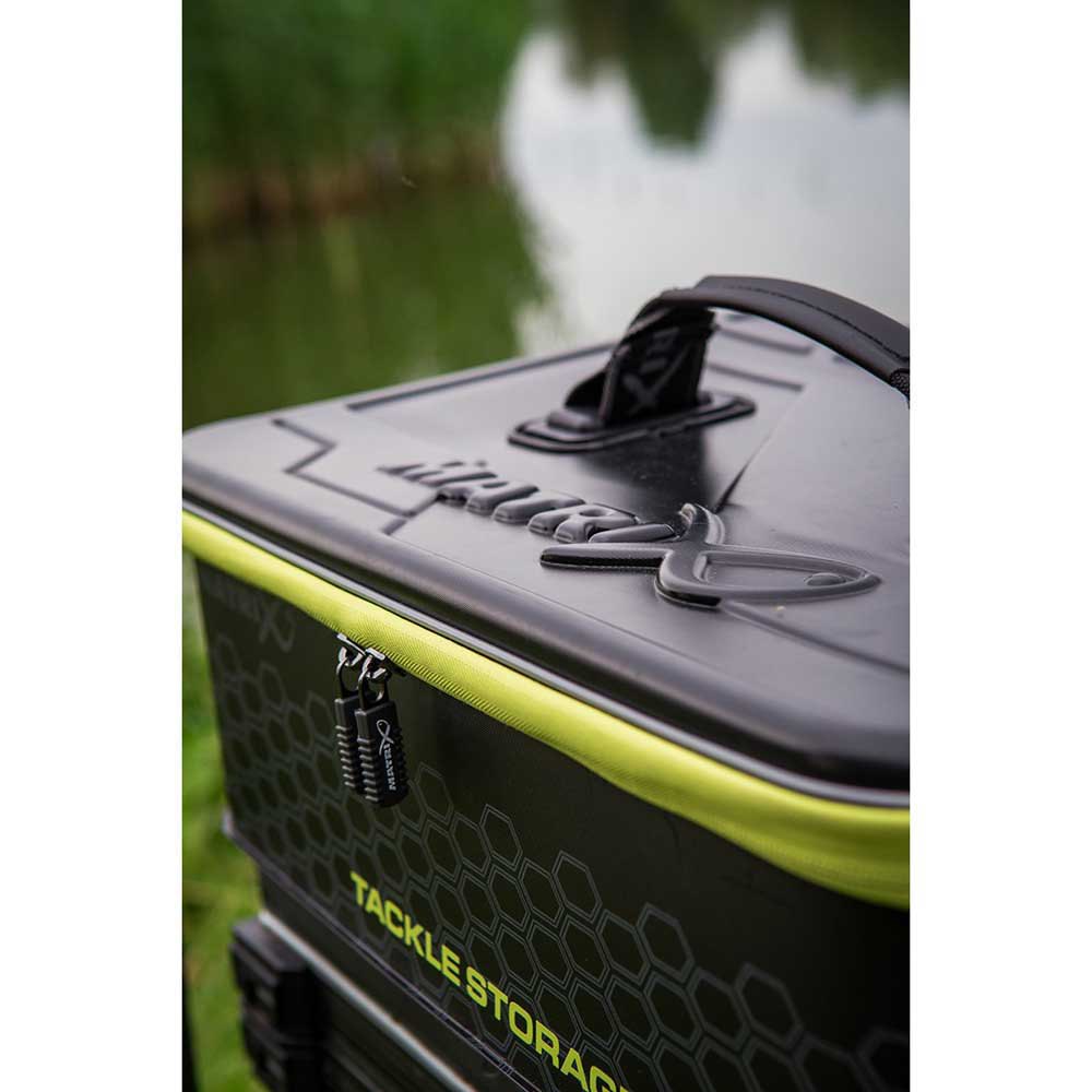 Купить Matrix fishing GLU153 EVA Сумка Tackle Stack Бесцветный Black / Lime 7ft.ru в интернет магазине Семь Футов