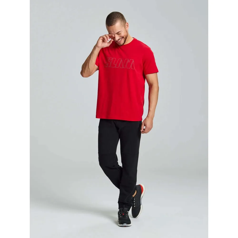 Купить Slam A112007S00-W07-XS Футболка с коротким рукавом Logo Красный Real Red XS 7ft.ru в интернет магазине Семь Футов