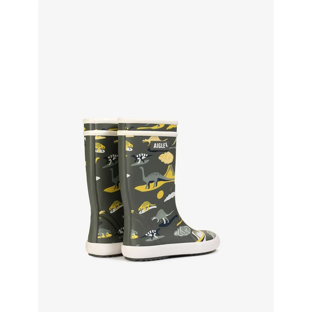 Купить Aigle na425-26 дождевые сапоги Lolly Pop Play 2 Dino 40x35x15 EU 26 7ft.ru в интернет магазине Семь Футов