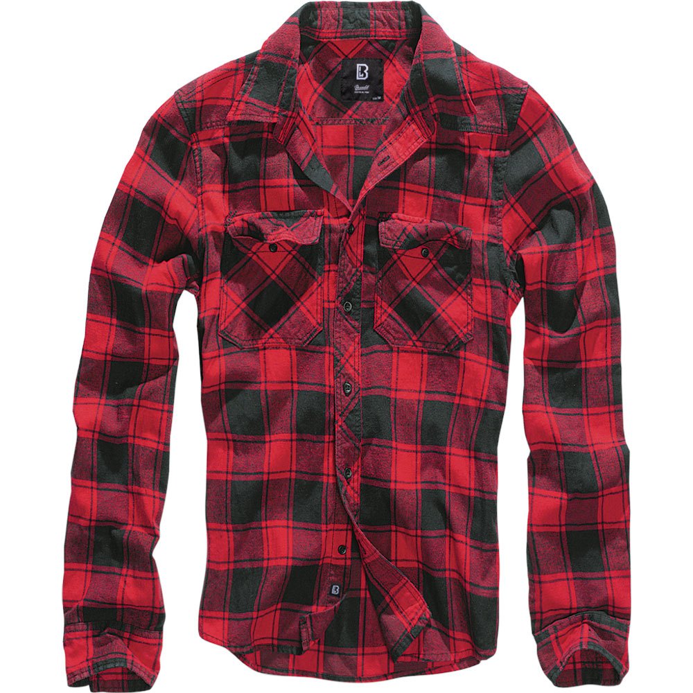 Купить Brandit 4002-41-4XL Рубашка с длинным рукавом Check Черный Red / Black 4XL 7ft.ru в интернет магазине Семь Футов
