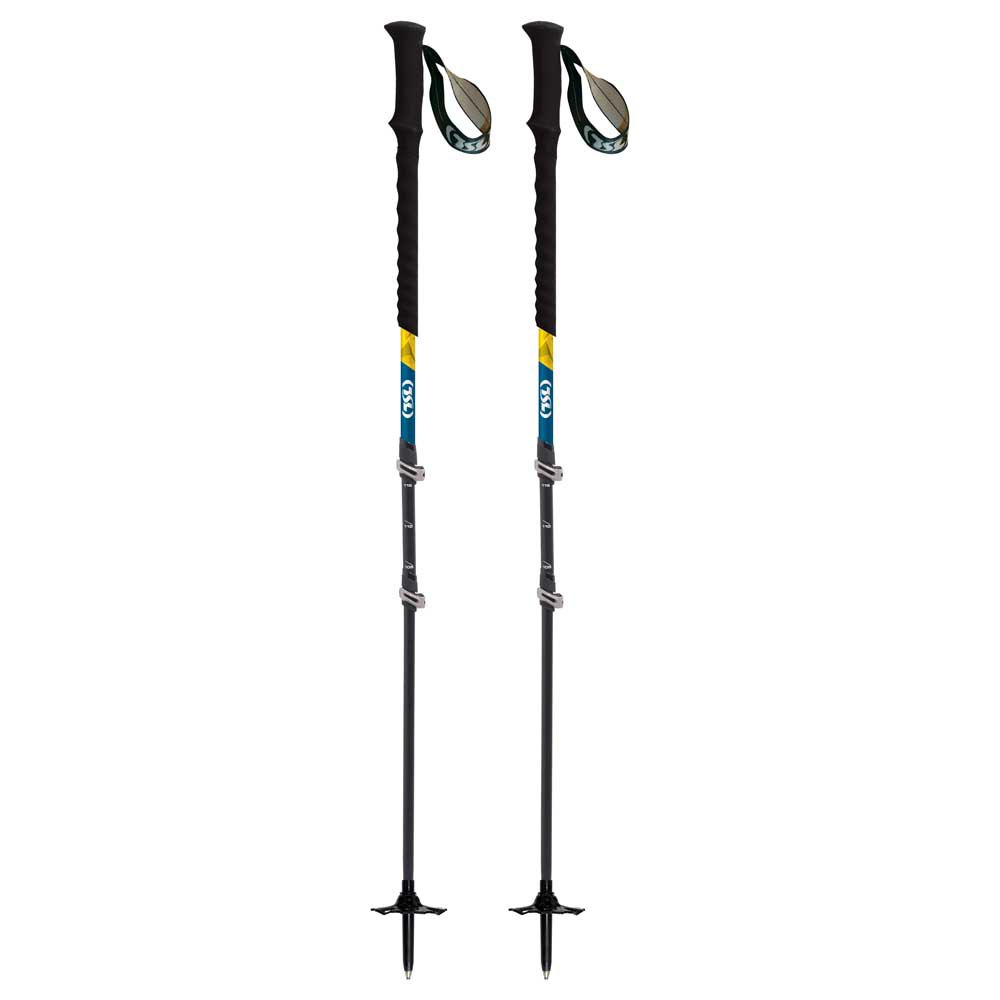 Купить Tsl outdoor PFBTOCC3CT Tour Carbon Compact 3 Cross Twist Голубой Blue / Yellow 62-125 cm 7ft.ru в интернет магазине Семь Футов