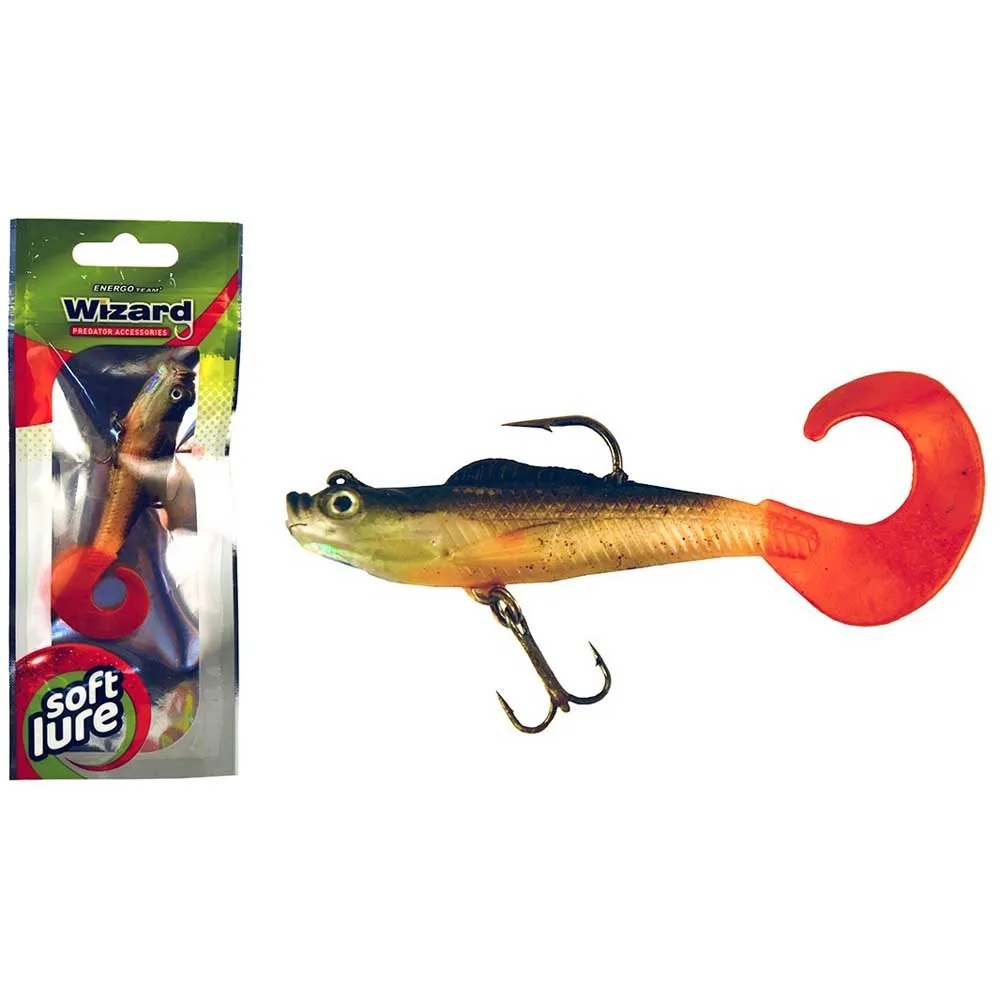 Купить Wizard 86910-491 Swimbait Big Perch Twister 101.6 mm  Holobrown 7ft.ru в интернет магазине Семь Футов