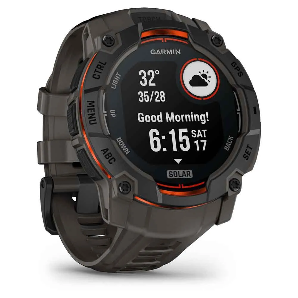 Купить Garmin 010-02935-00 Часы Instinct 3 50 mm Solar Черный  Black / Carbon 7ft.ru в интернет магазине Семь Футов