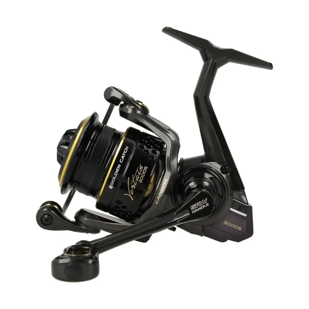 Купить Golden catch 1039040 спиннинговая катушка Vertais Black / Gold 20x20x15 2000S 7ft.ru в интернет магазине Семь Футов