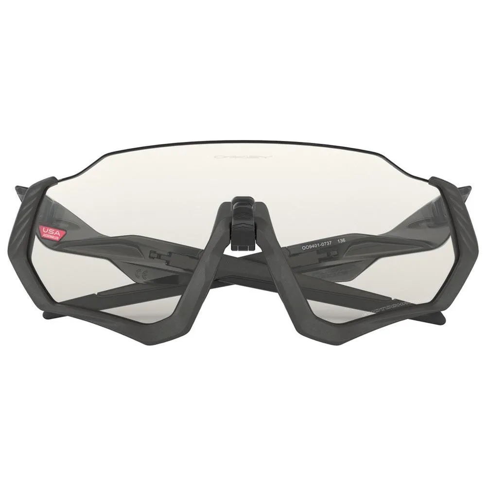 Купить Oakley OO9401-0737 Flight Jacket Photochromic Sunglasses  Grey Ink Clear Black Iridium Photochromic Activated/Cat1-2 7ft.ru в интернет магазине Семь Футов