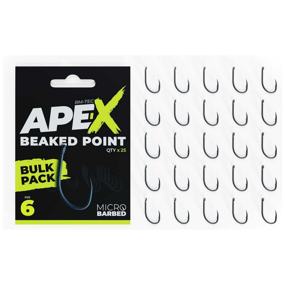 Купить Ridgemonkey RMT-AXBP-B6 Ape-X Beaked Point Колючий Одноглазый Крючок Black Nickel 6  7ft.ru в интернет магазине Семь Футов