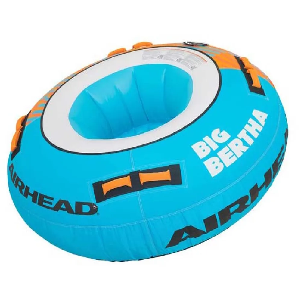 Купить Airhead 253-AHBT1329 буксируемая водная игрушка Big Bertha Light Blue / Orange 1-4 Places 7ft.ru в интернет магазине Семь Футов