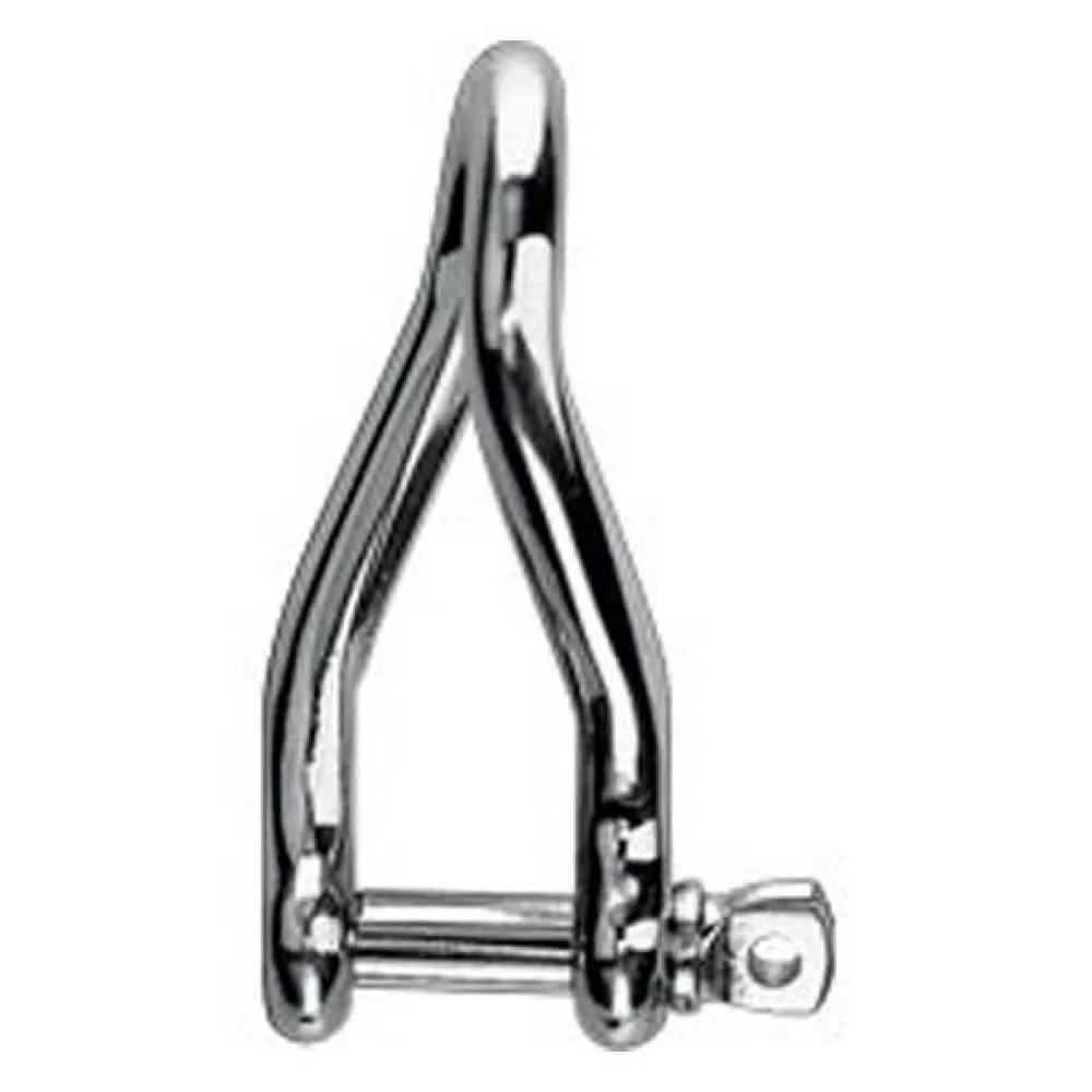 Купить Plastimo 29762 Forged Shackle Twisted Carabiner  Stainless Steel 5 mm (2 pcs) 7ft.ru в интернет магазине Семь Футов