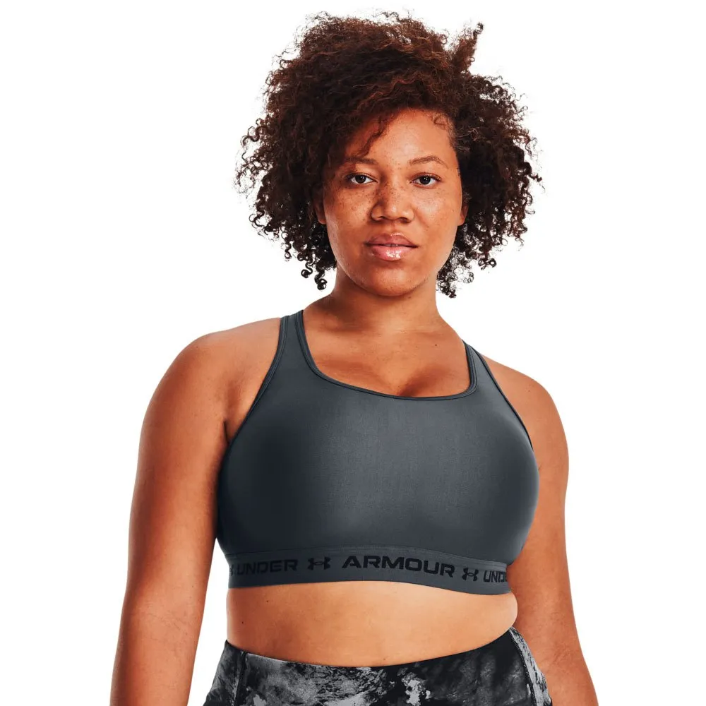 Купить Under armour 1361034-012-xl Спортивный бюстгальтер средней поддержки Crossback Pitch Gray / Pitch Gray / Black 15x15x5 7ft.ru в интернет магазине Семь Футов