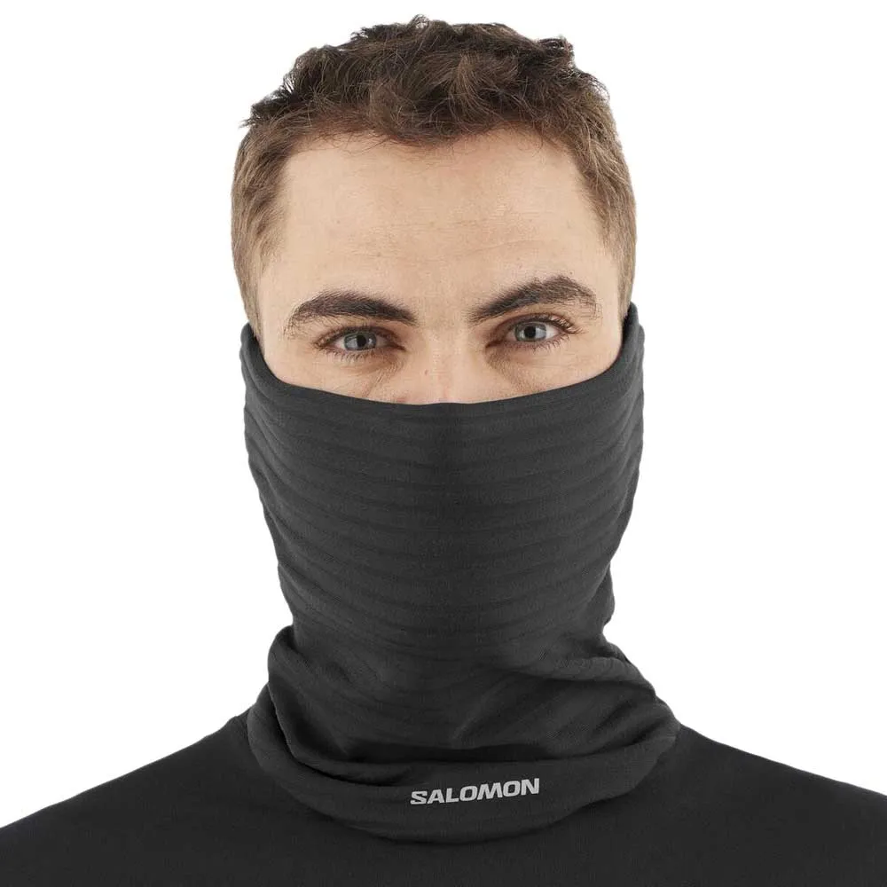 Купить Salomon LC2378400-OSFA Шарф-хомут Rs Warm  Deep Black 7ft.ru в интернет магазине Семь Футов