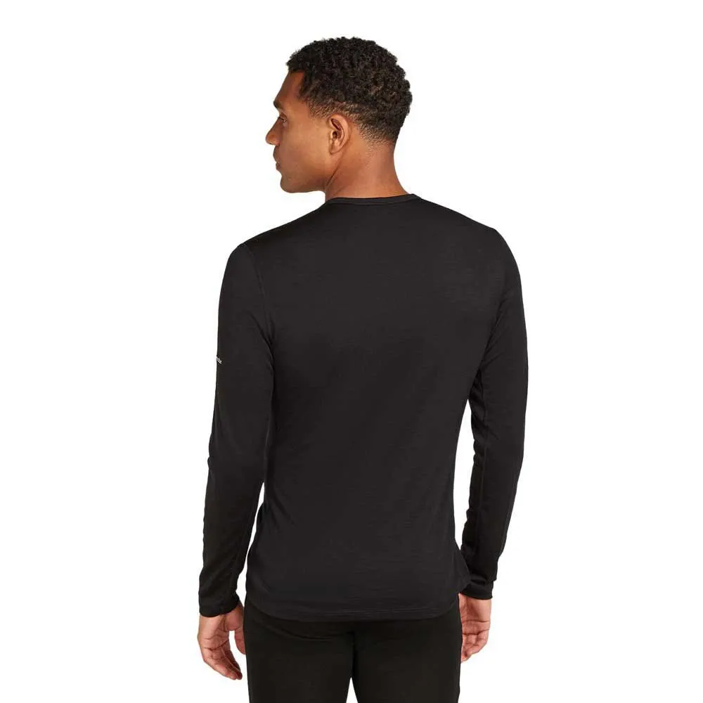 Купить Icebreaker 0A56QU001S Базовый слой с длинным рукавом Merino 200 Oasis Remarkables Черный Black S 7ft.ru в интернет магазине Семь Футов