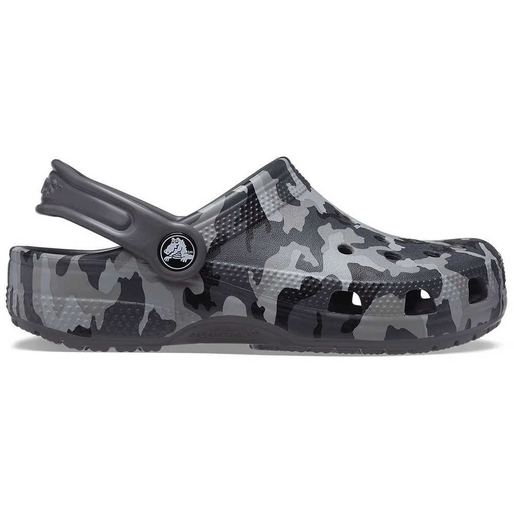 Купить Crocs 207594-097.-j1 Деревянные башмаки Classic Camo K Black / Grey 35x25x15 EU 32 7ft.ru в интернет магазине Семь Футов
