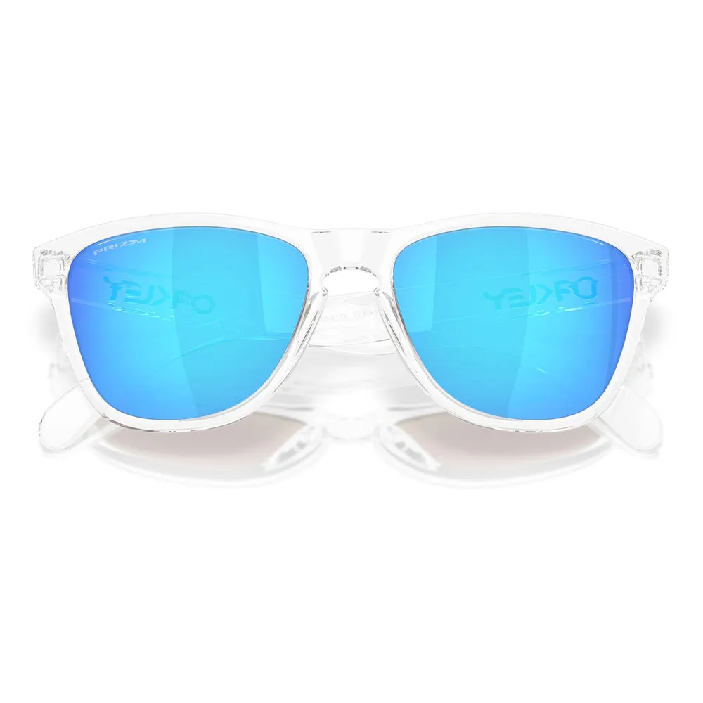 Купить Oakley OO9508-0153 Солнцезащитные очки Frogskins s Polished Clear / Polished Clear Prizm Sapphire/CAT3 7ft.ru в интернет магазине Семь Футов
