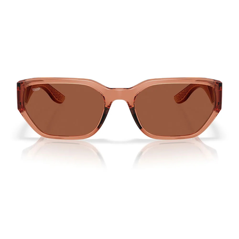 Купить Costa 06S9125-91250658 поляризованные солнцезащитные очки Clemente Translucent Pink Sands / Translucent Pink Sands Copper 580P/CAT3 7ft.ru в интернет магазине Семь Футов
