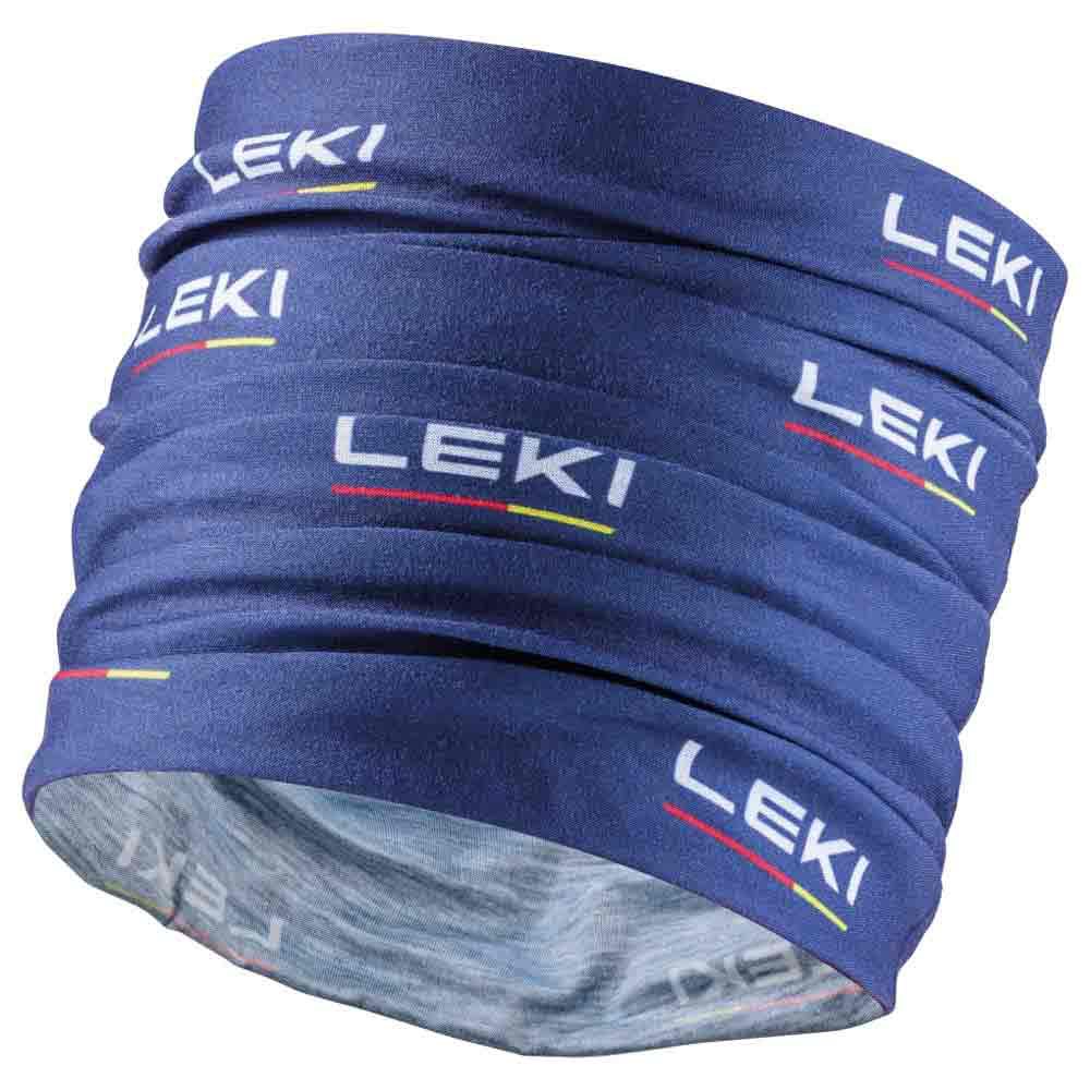Купить Leki 352030221 Шарф-хомут Multiscarf Голубой  True Navy Blue / White 7ft.ru в интернет магазине Семь Футов
