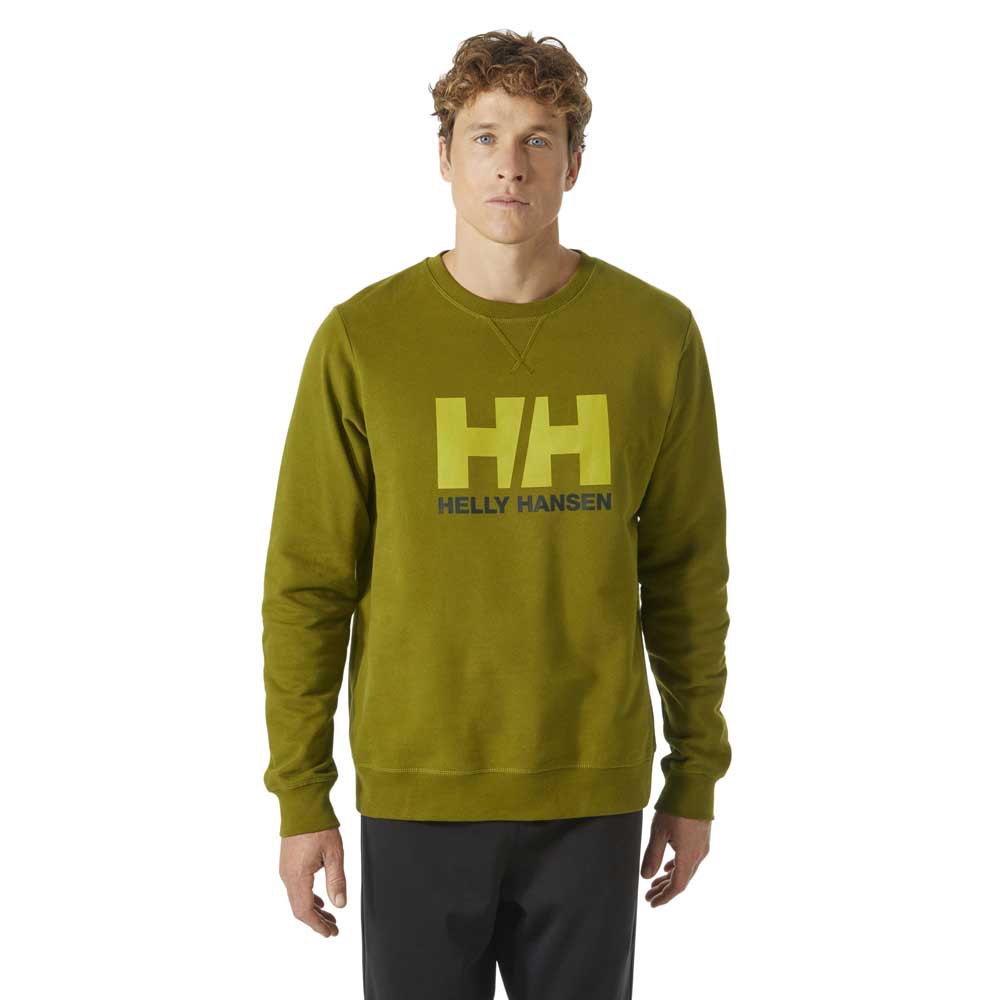 Купить Helly hansen 34000_461-M Толстовка Толстовка Logo Зеленый Olive Green M 7ft.ru в интернет магазине Семь Футов