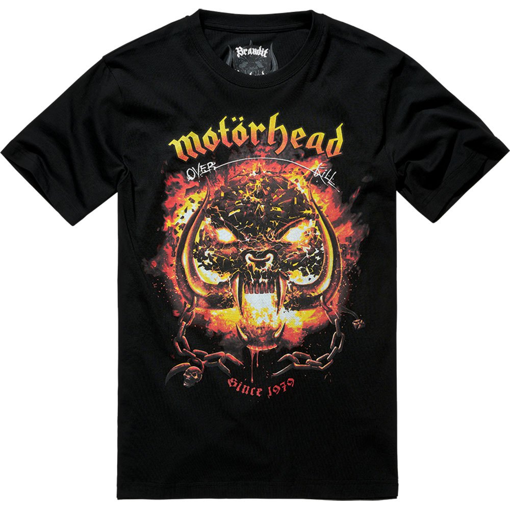 Купить Brandit 61024-11002-4XL Футболка с коротким рукавом Motörhead Overkill Черный Black 4XL 7ft.ru в интернет магазине Семь Футов