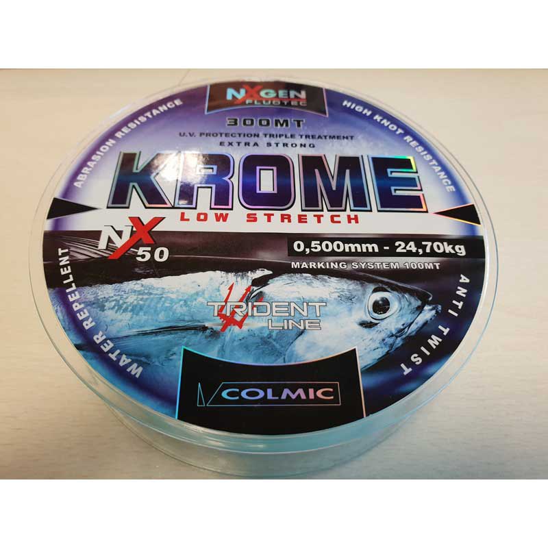 Купить Colmic NYKR300259 Монофиламент Krome 300 m  Clear 0.259 mm 7ft.ru в интернет магазине Семь Футов