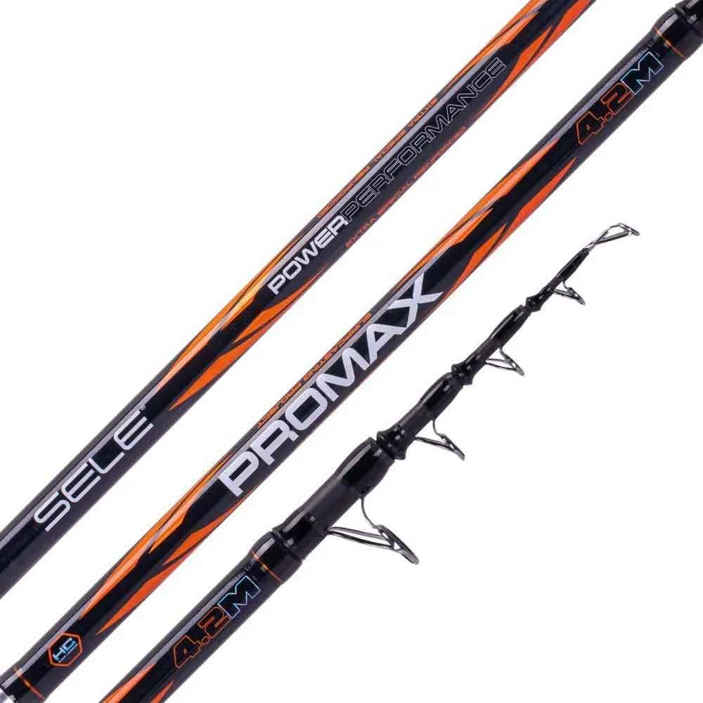 Купить Sele 221420 Телескопическое удилище для серфинга Promax Black / Red 4.20 m 7ft.ru в интернет магазине Семь Футов