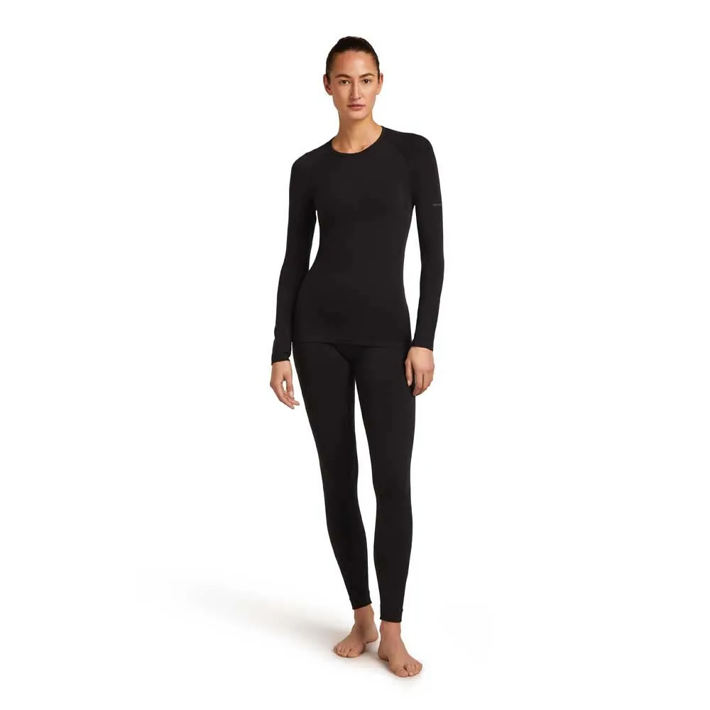 Купить Icebreaker 0a571g001/l Базовый слой с длинным рукавом Merino Blend 260 ZoneKnit™ Seamless Crewe Black 30x25x2 7ft.ru в интернет магазине Семь Футов