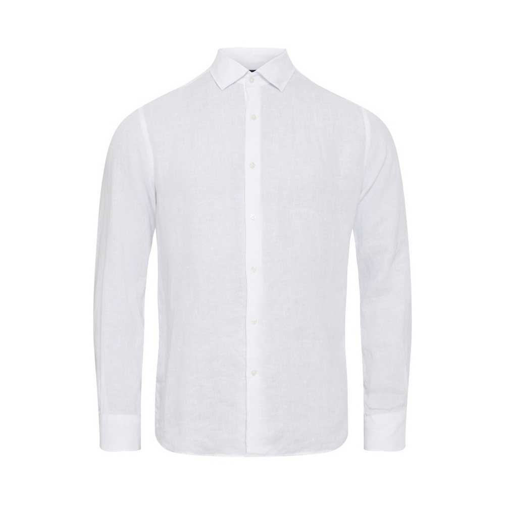 Купить Sea ranch 22-7-284-1000-L Рубашка с длинным рукавом Bastian Linen Белая White L 7ft.ru в интернет магазине Семь Футов