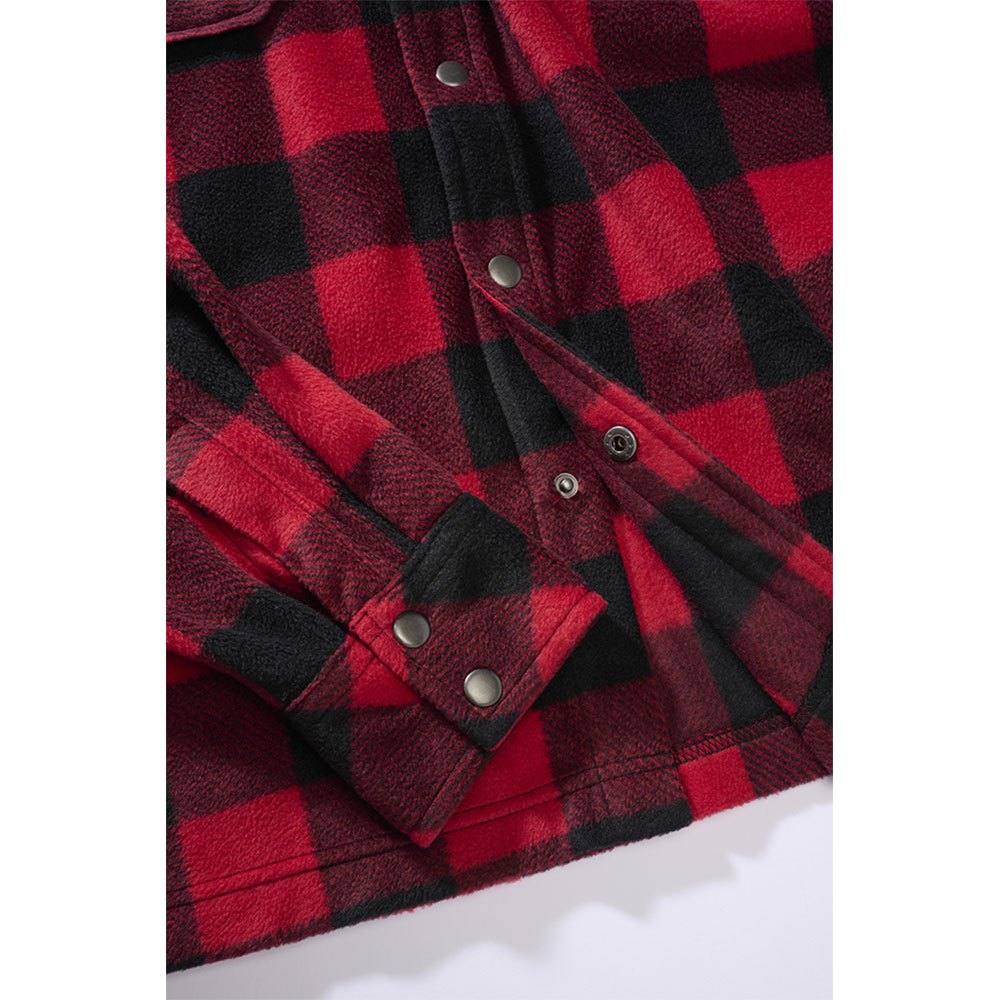 Купить Brandit 9720-41-M Рубашка с длинным рукавом Jeff Красный Red / Black M 7ft.ru в интернет магазине Семь Футов