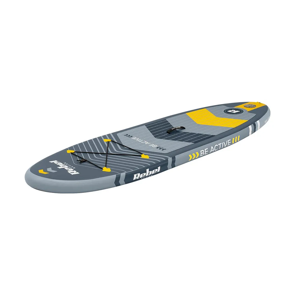 Купить Rebel rba-4511 Надувной комплект для падлбординга Active  Gray 85x35x22 244 cm 7ft.ru в интернет магазине Семь Футов