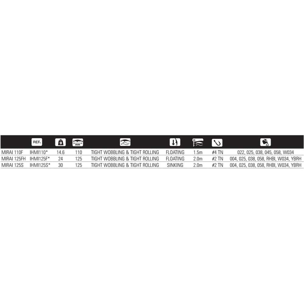 Купить Evia IHMI110058 Mirai Minnow 110 mm 10.6g  058 7ft.ru в интернет магазине Семь Футов