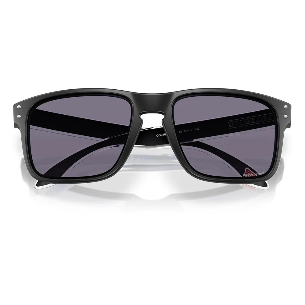Купить Oakley OO9102-Z355-57 Солнцезащитные очки Holbrook Бесцветный Matte Black Matte Prizm Grey/CAT3 7ft.ru в интернет магазине Семь Футов