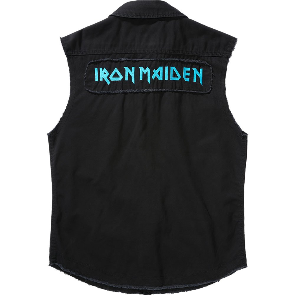 Купить Brandit 61045-11002-7XL Футболка без рукавов Iron Maiden Vintage FOTD Голубой Black 7XL 7ft.ru в интернет магазине Семь Футов