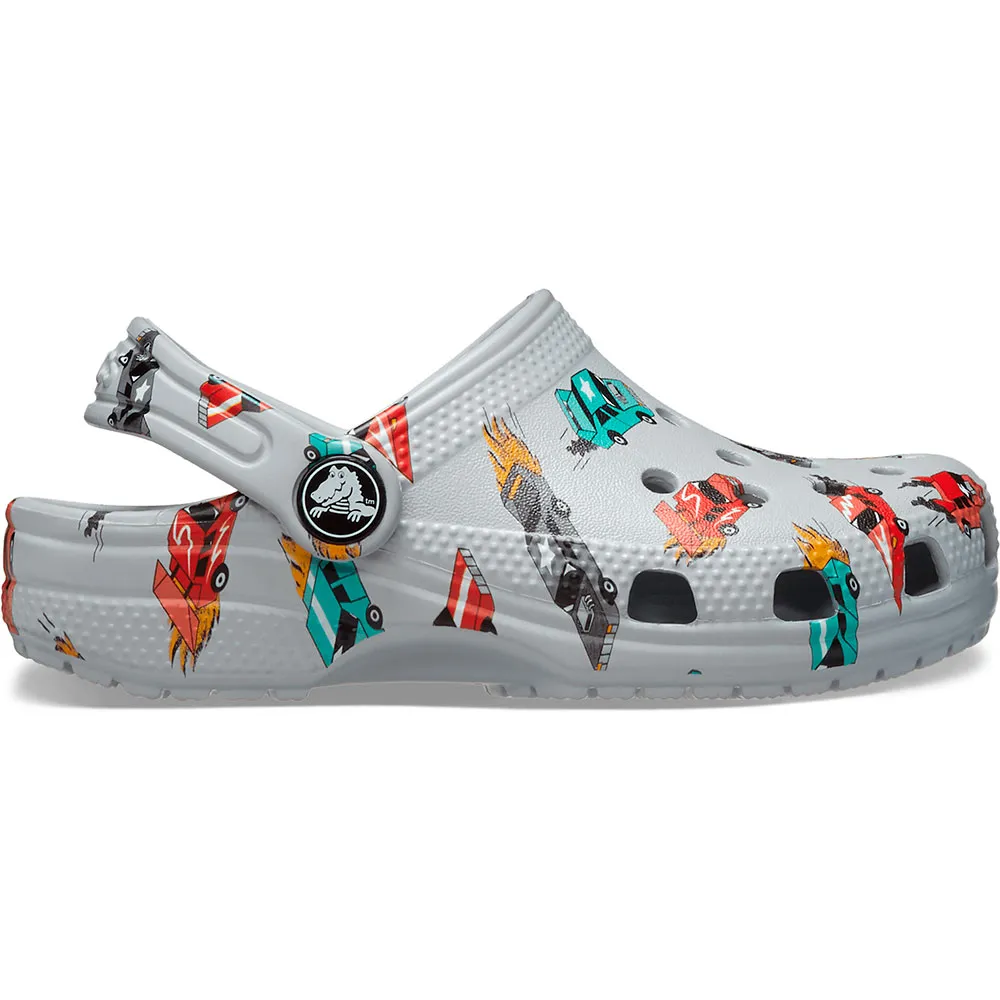 Купить Crocs 210992-1nn-c9 Деревянные башмаки Classic Race Cars Graphic Mirage / Multi 35x25x15 EU 25 7ft.ru в интернет магазине Семь Футов