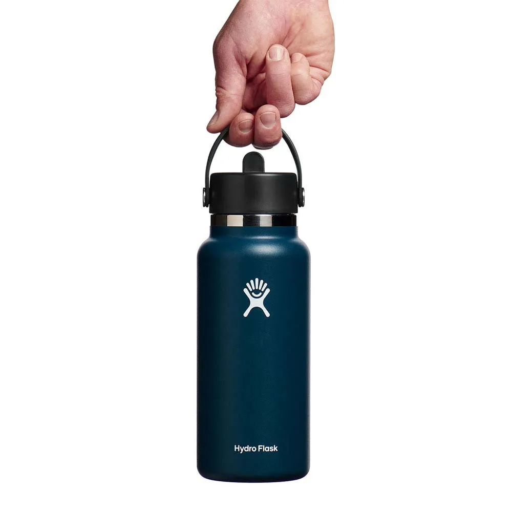 Купить Hydro flask W32BFS464 947ml Широкая гибкая соломенная крышка Термо Голубой Indigo 7ft.ru в интернет магазине Семь Футов