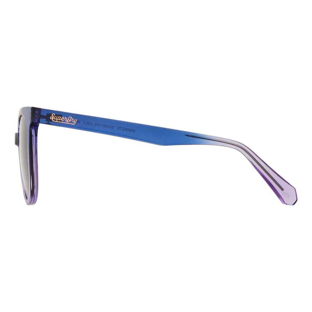 Купить Superdry 996092-75-3030 Солнцезащитные очки Sds-5032-153 Crystal Indigo Blue / Lavender Fade Solid Smoke/CAT3 7ft.ru в интернет магазине Семь Футов