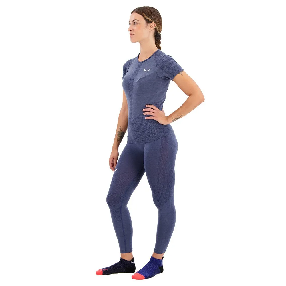 Купить Salewa 00-0000027960-8670-44/38 Базовый слой с коротким рукавом Zebru Responsive Dark Denim 22x13x5 M 7ft.ru в интернет магазине Семь Футов