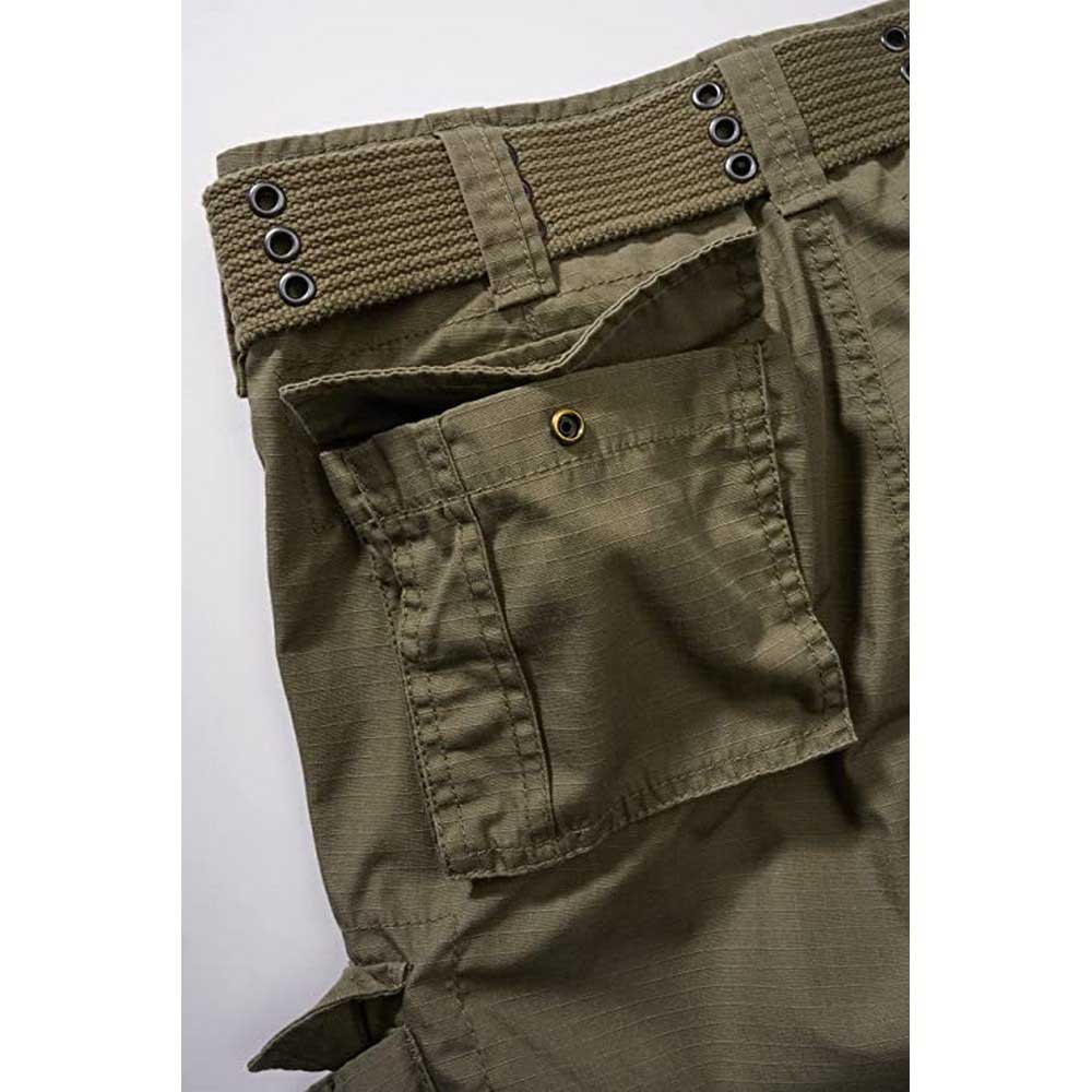 Купить Brandit 2021-1-4XL Шорты карго Savage Ripstop Зеленый Olive 4XL 7ft.ru в интернет магазине Семь Футов
