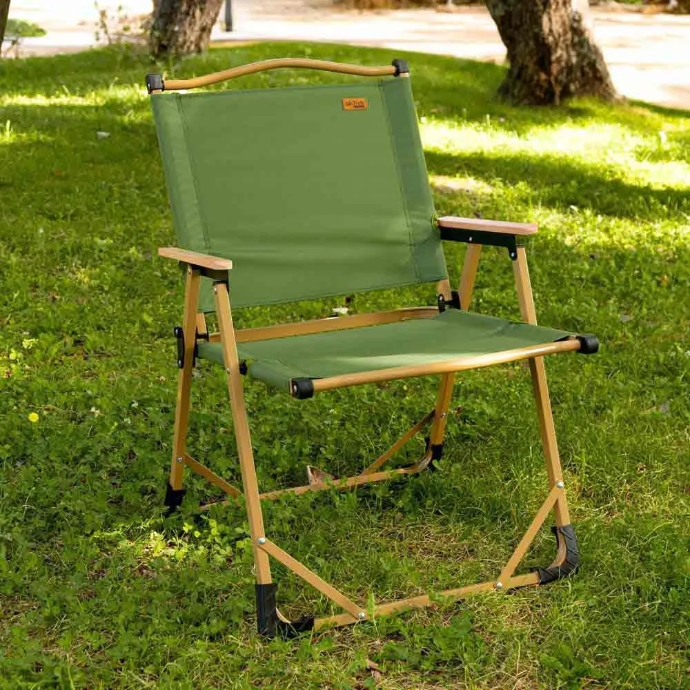 Купить Aktive 63066 стул Glamping 53x53x77 cm  Green / Brown 7ft.ru в интернет магазине Семь Футов