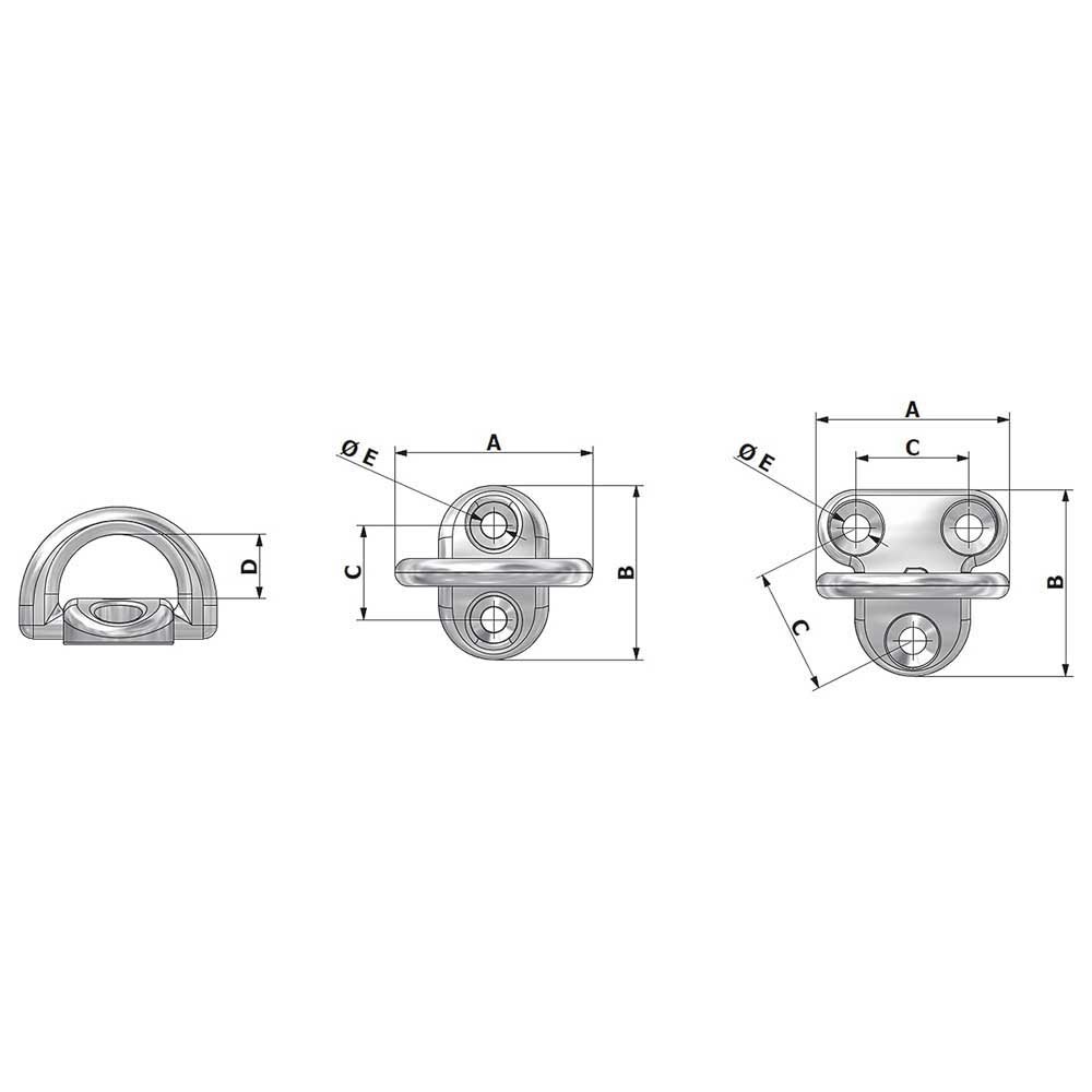 Купить Plastimo 7331114009393 Симметричная цепочка для глаз 17 mm 7ft.ru в интернет магазине Семь Футов